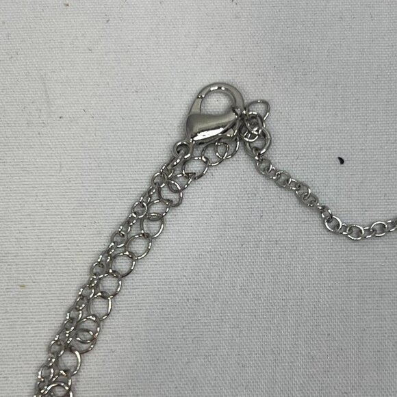 Ballet moonstone silver toned necklace - Picture 3 of 7